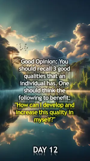 Day 12: Good Opinions