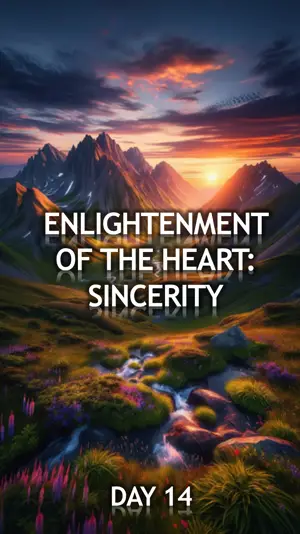 Enlightenment of the Heart: Sincerity