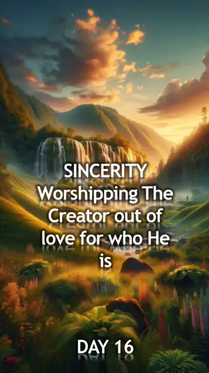 Day 16: Worship Out of Love