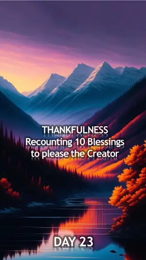 Day 23: Recounting 10 Blessings